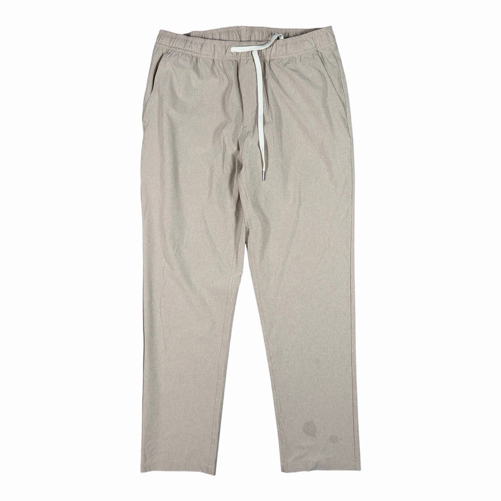 Fair Harbor The One Pant Men's Size L Beige Performance Stretch Drawstring Pants